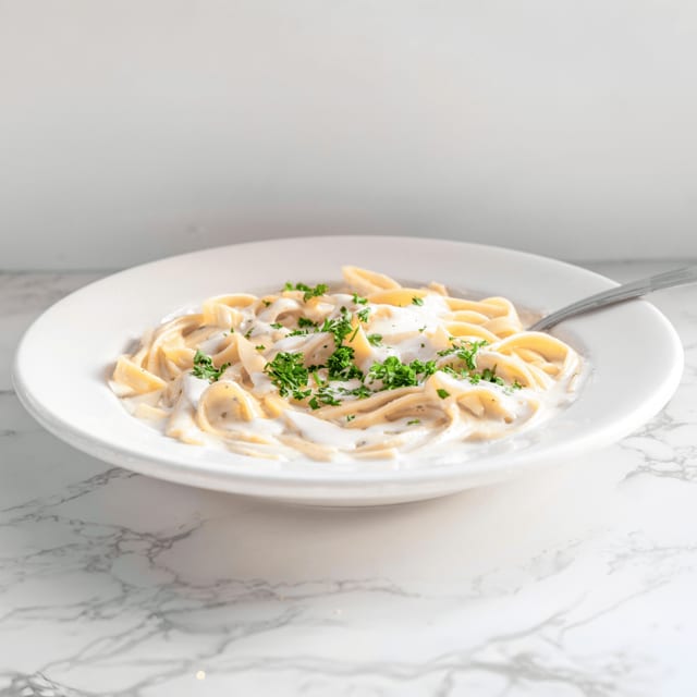 Fettuccine Alfredo.
