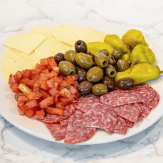 Salami and Cheese Plate