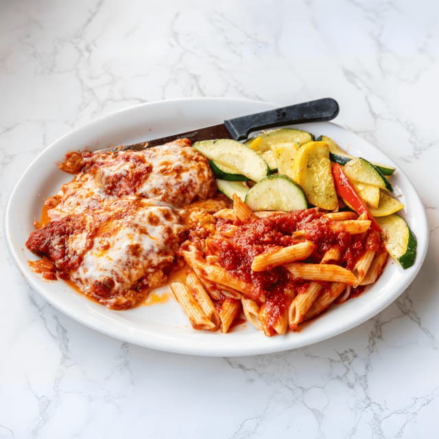 Chicken Parmigiana.