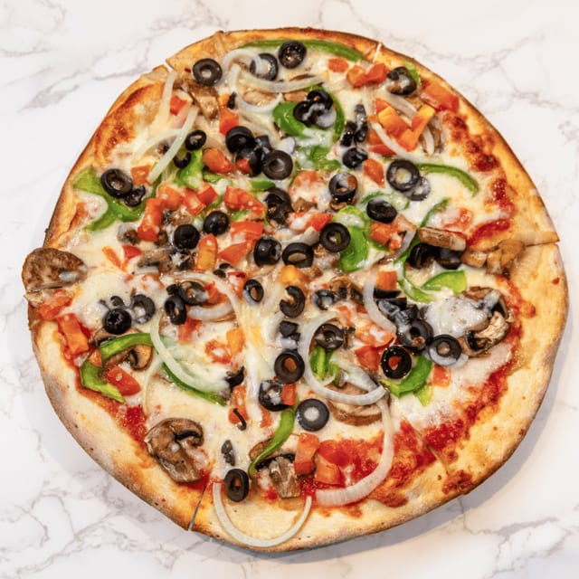 Small Vegetarian Special Pizza.