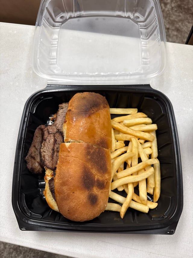 Tri-Tip Sandwich.