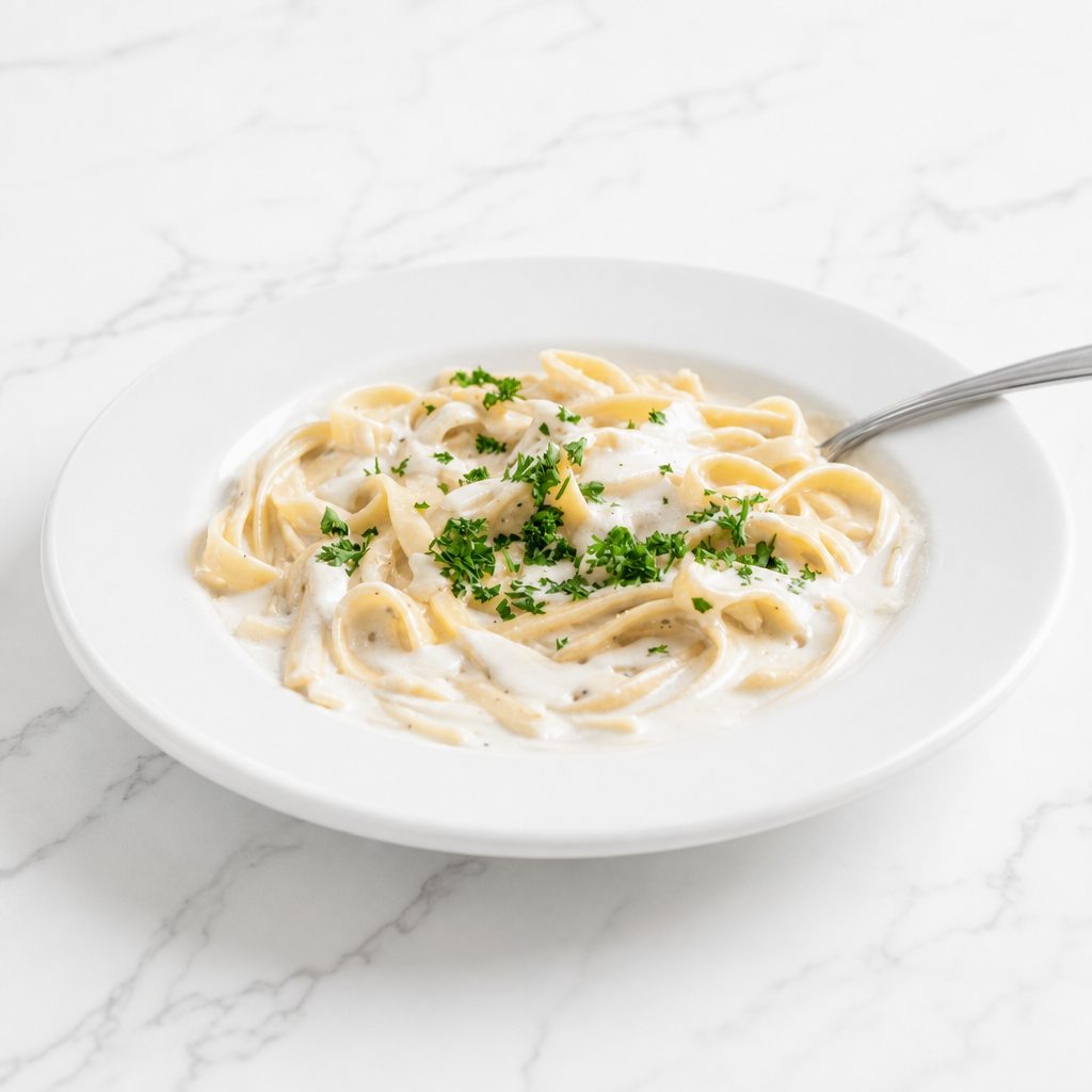Fettuccine Alfredo.