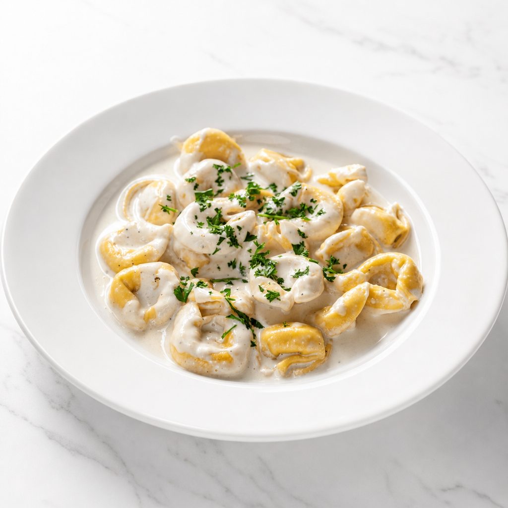 Tortellini Alfredo.
