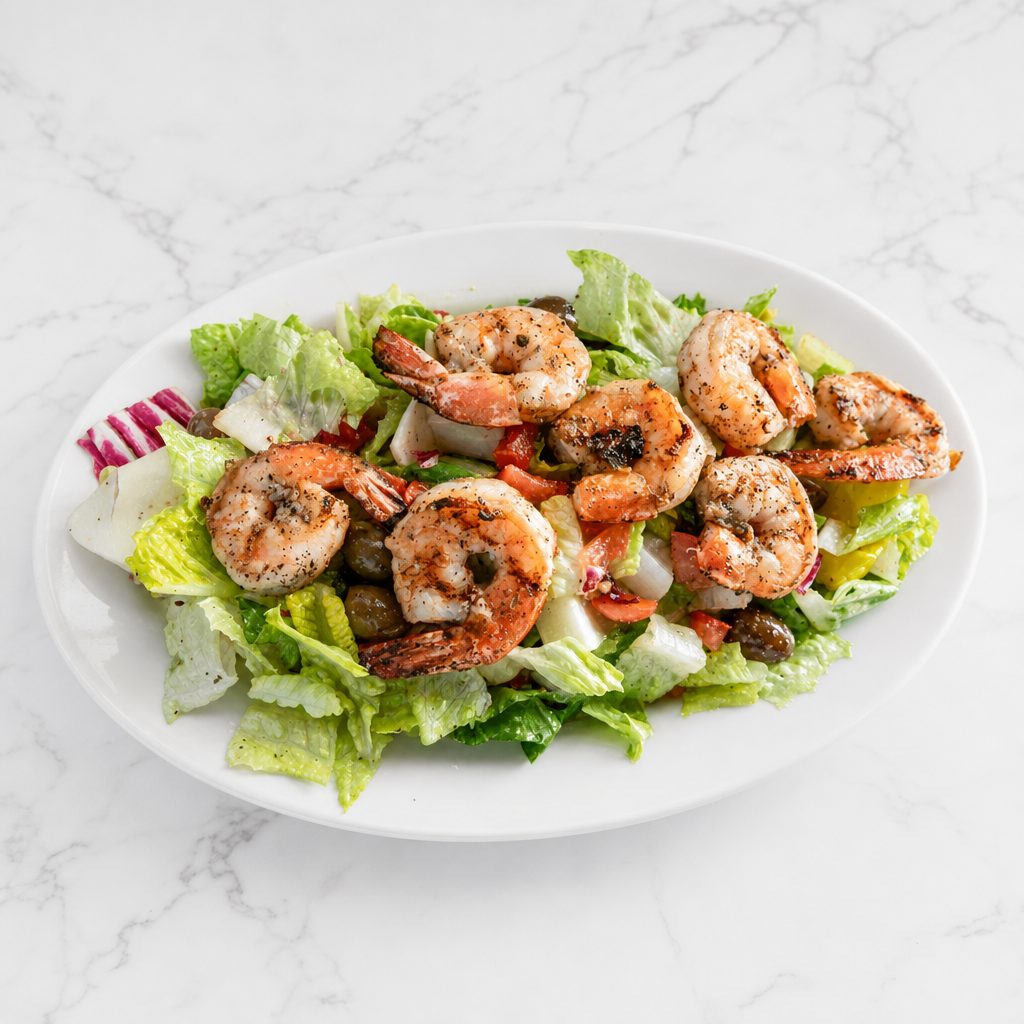 Large Shrimp Salad.