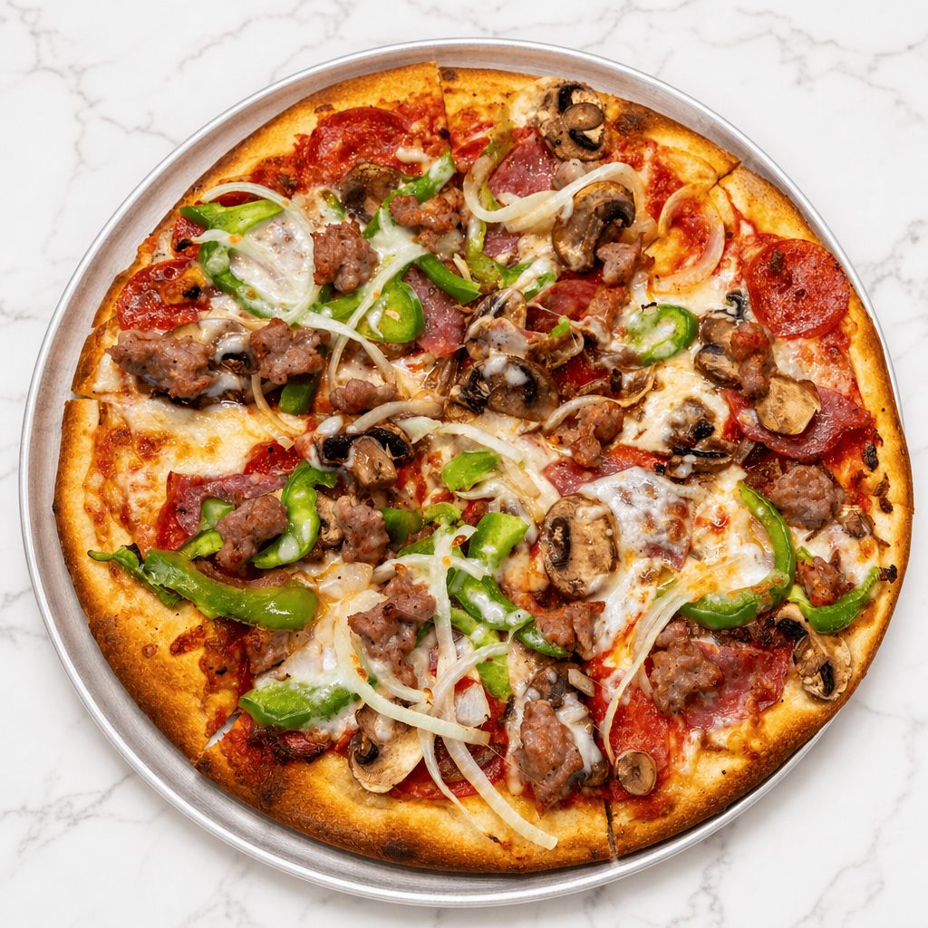 Large DiCicco's Special Pizza.