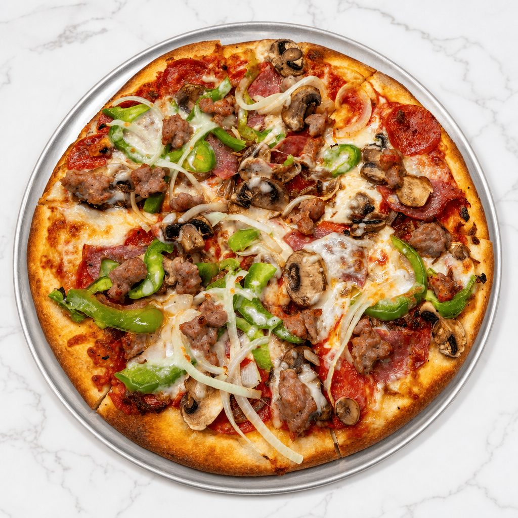 Giant DiCicco's Special Pizza.