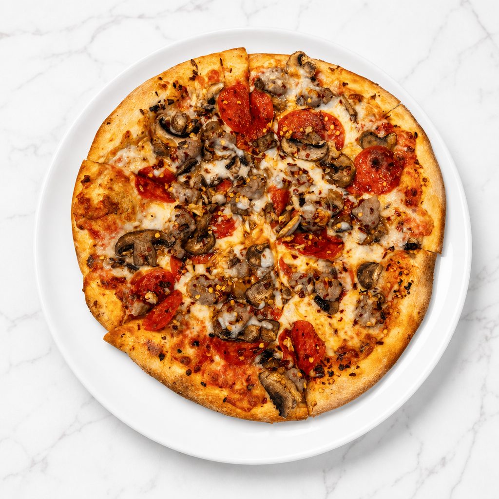 Giant Babo's Special Pizza.