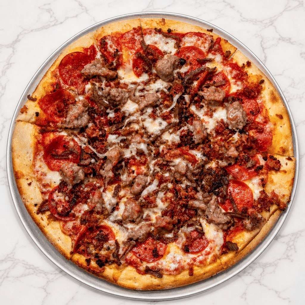 Giant Maximus Special Pizza.