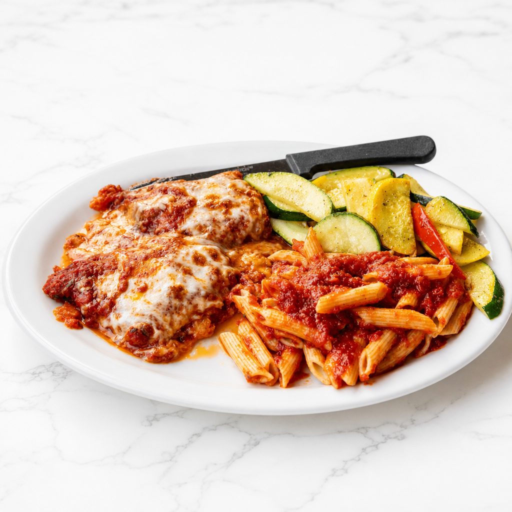 Chicken Parmigiana.