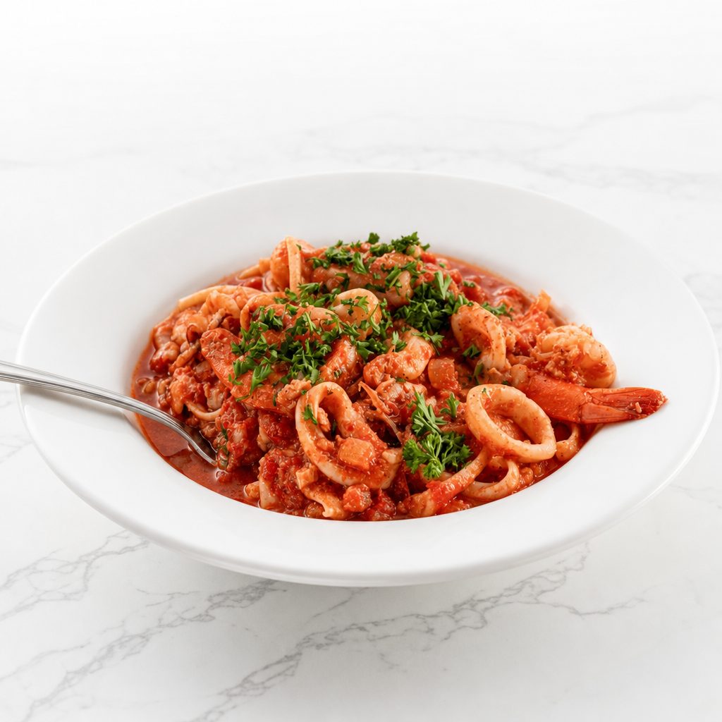 Kelly's Seafood Pasta.