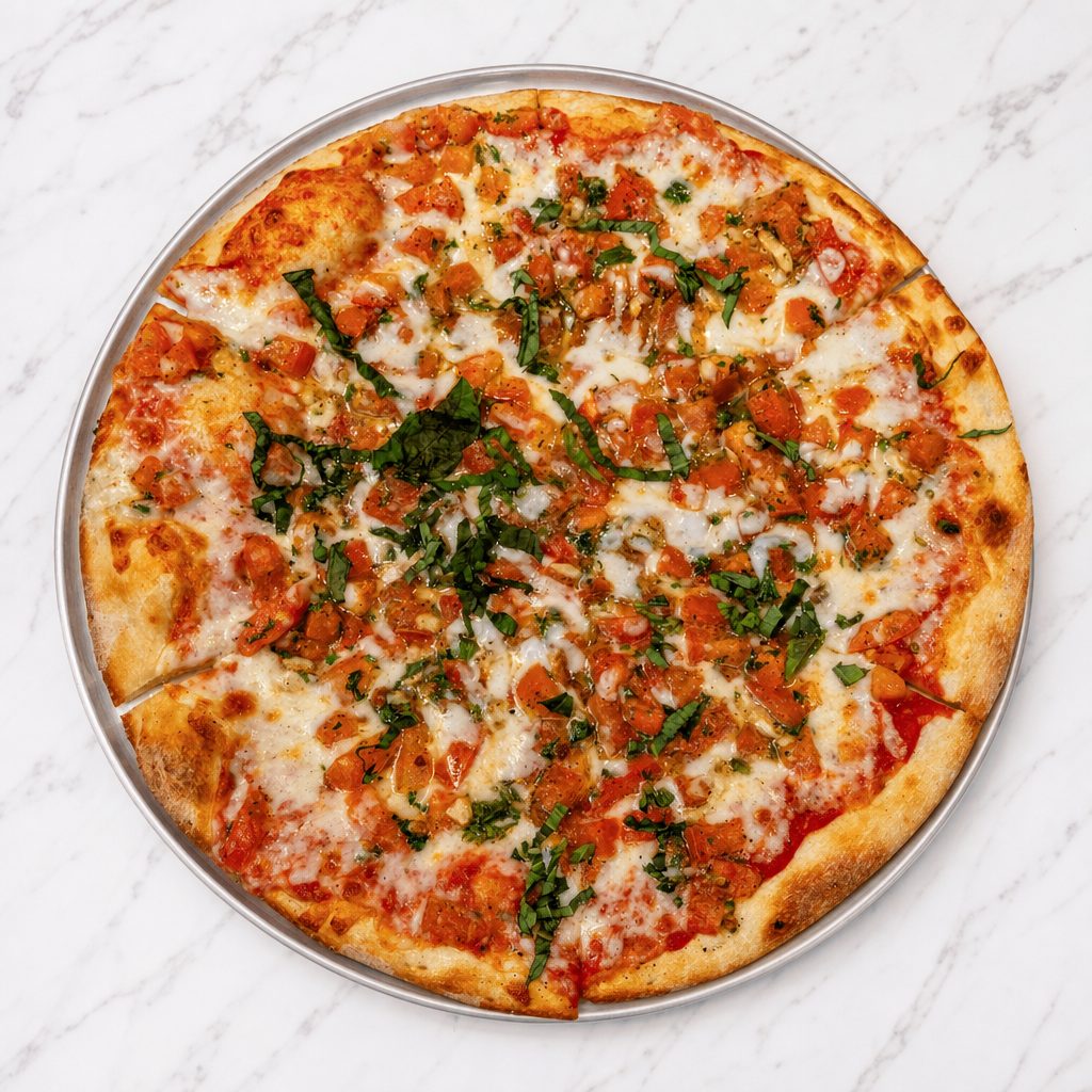 Giant Margherita Special Pizza.