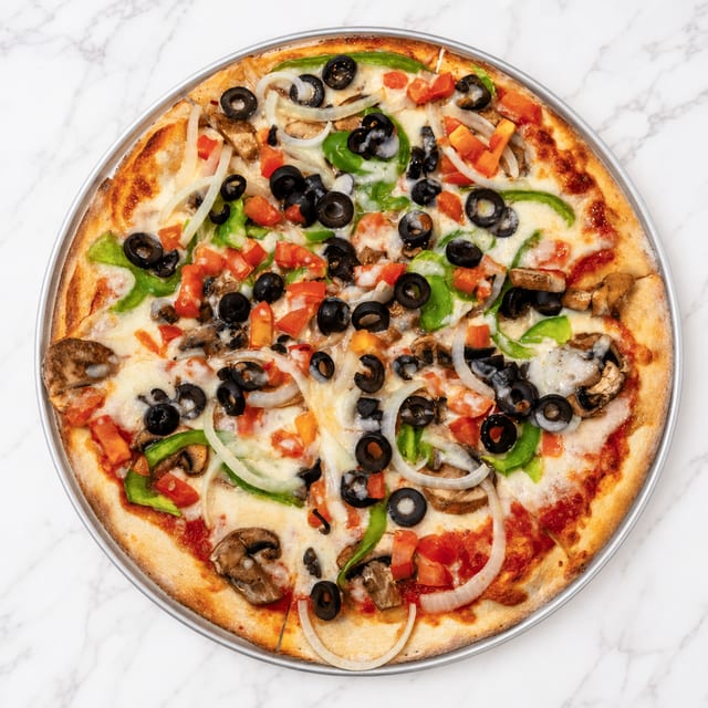 Large Vegetarian Special Pizza.