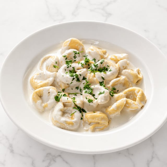 Tortellini Alfredo.