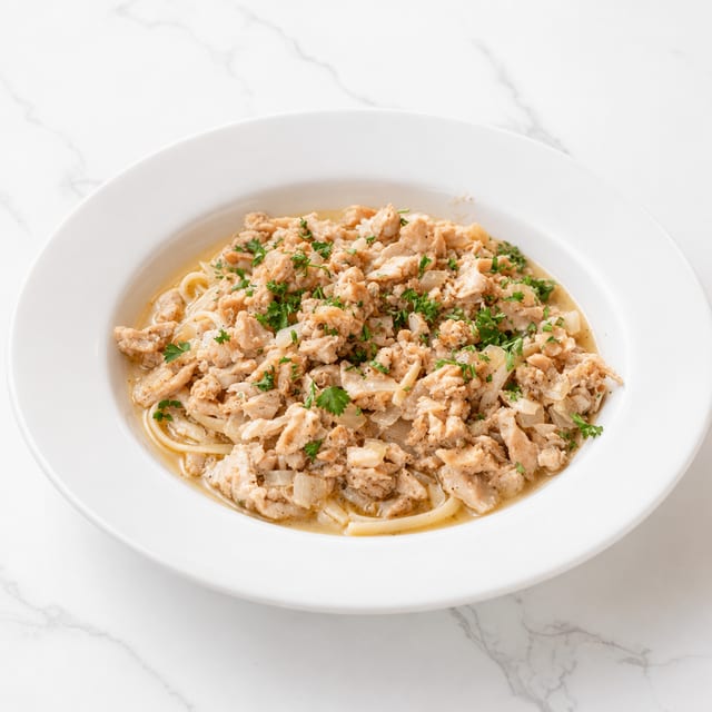 Luisa's Linguini with Clam Sauce.