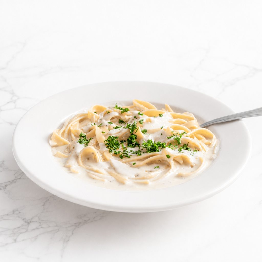 Fettuccine Alfredo.