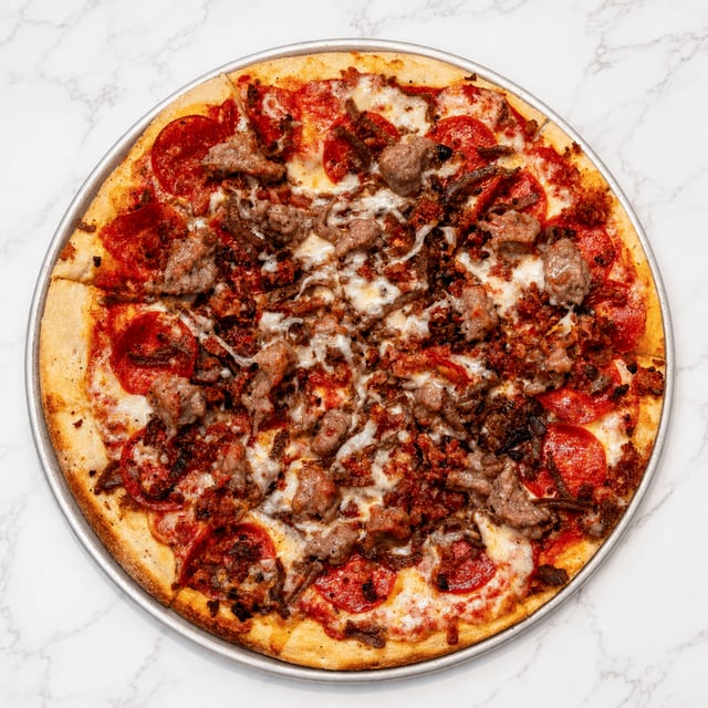 Giant Maximus Special Pizza.