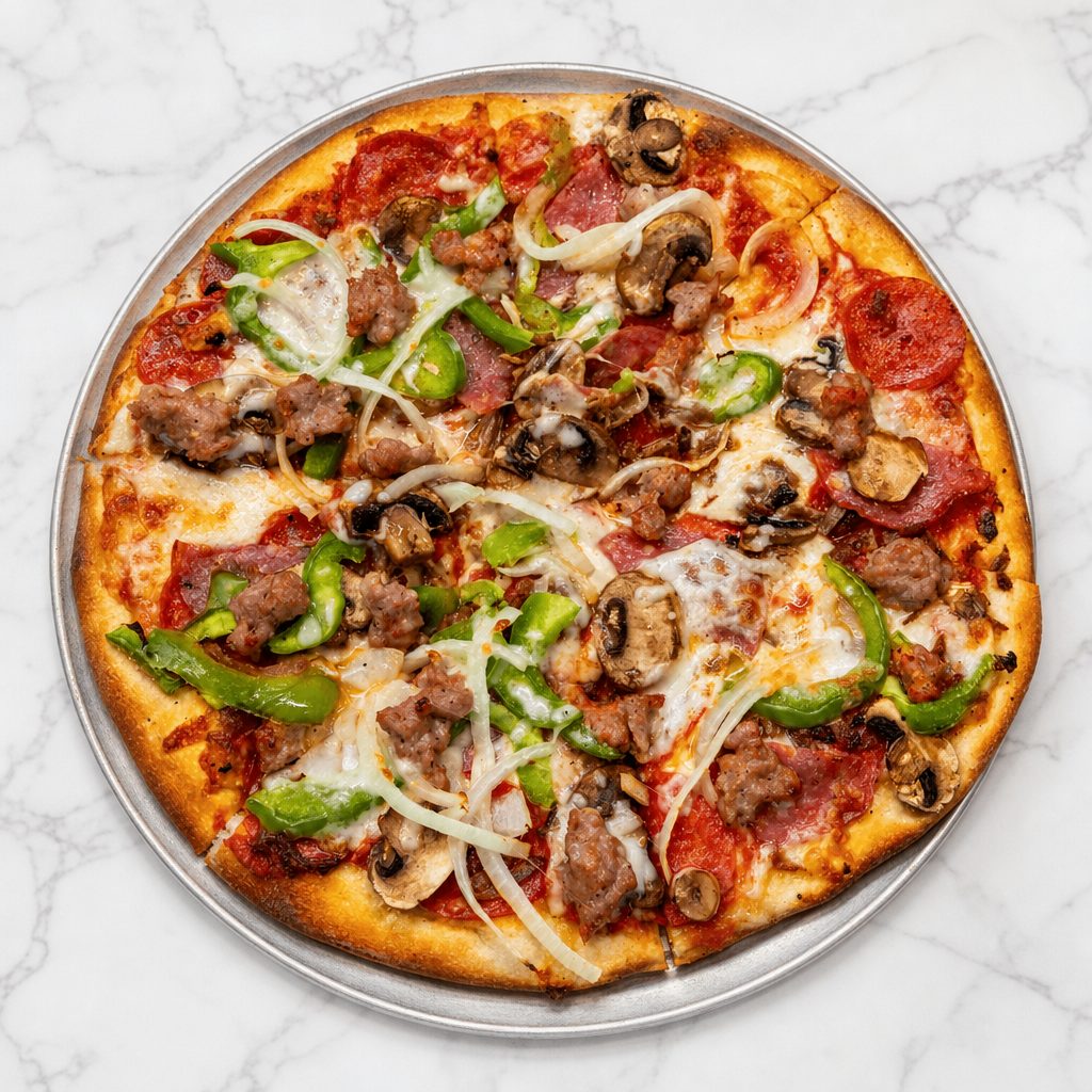 Giant DiCicco's Special Pizza.