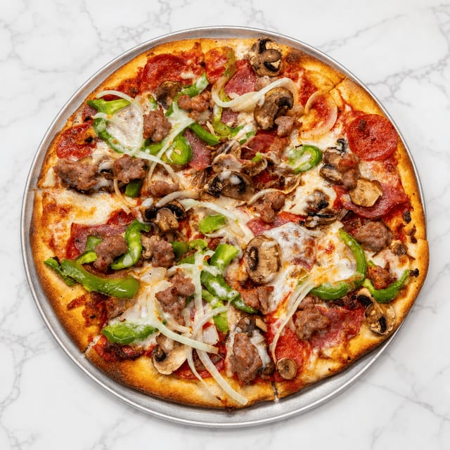 Giant DiCicco's Special Pizza.