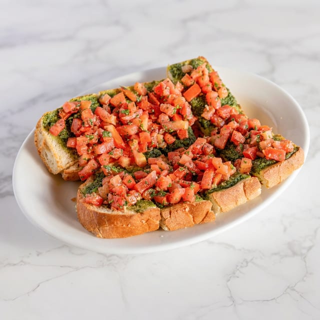 Pesto Bruschetta.