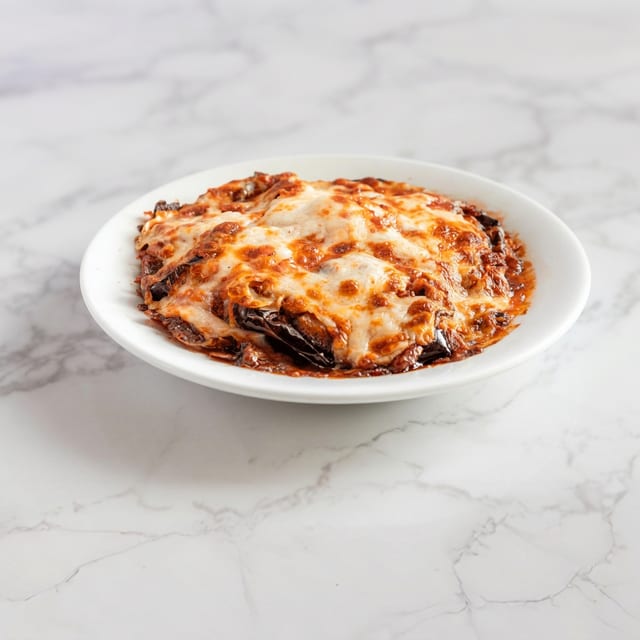 Eggplant Parmigiana.