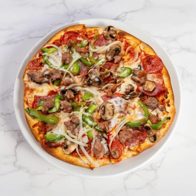 Giant DiCicco's Special Pizza.