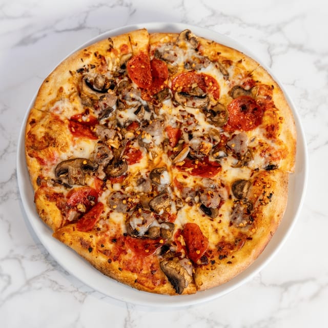 Giant Babo's Special Pizza.