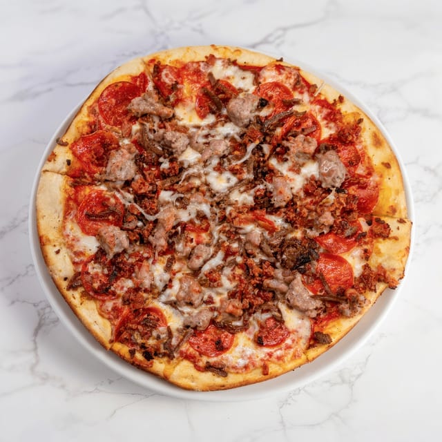 Large Maximus Special Pizza.