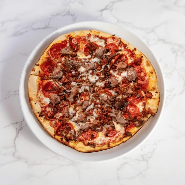 Giant Maximus Special Pizza.
