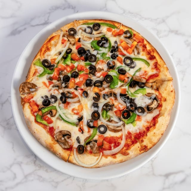 Large Vegetarian Special Pizza.