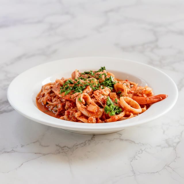 Kelly's Seafood Pasta.