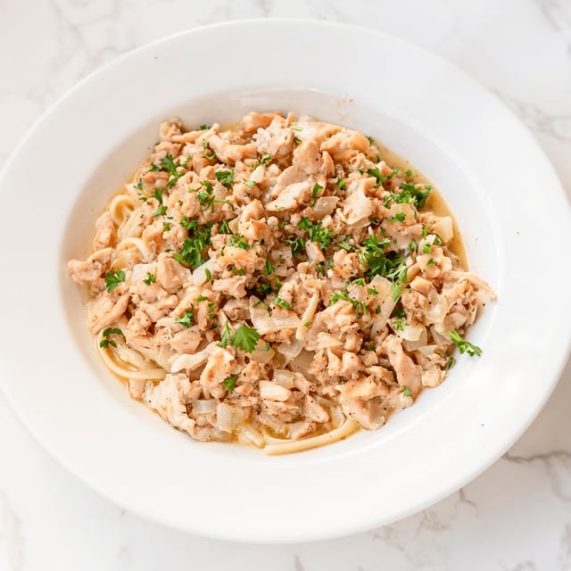 Luisa's Linguini with Clam Sauce.