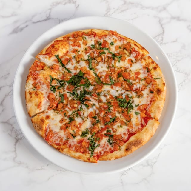 Giant Margherita Special Pizza.
