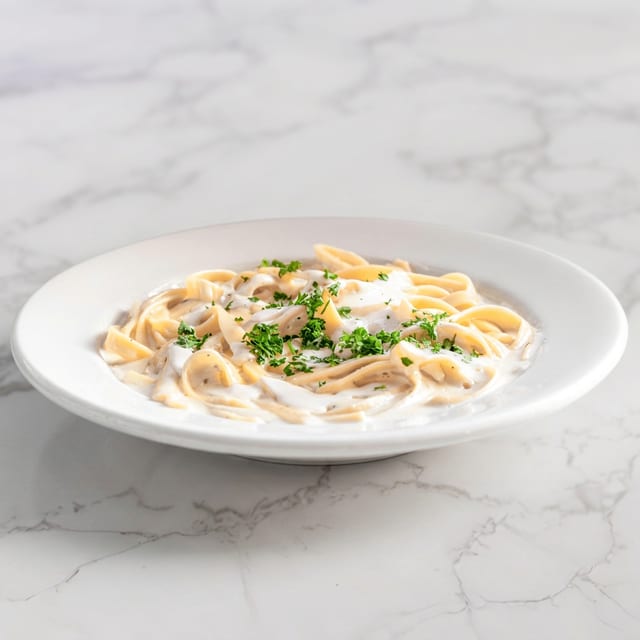 Fettuccine Alfredo.