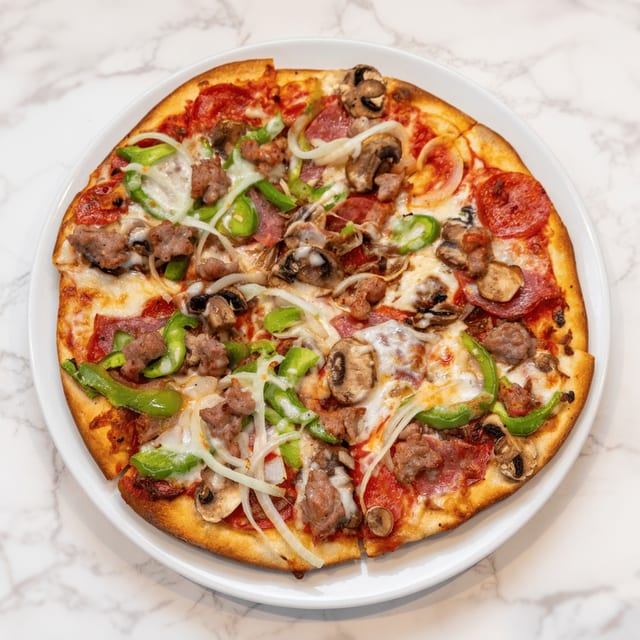Giant DiCicco's Special Pizza.
