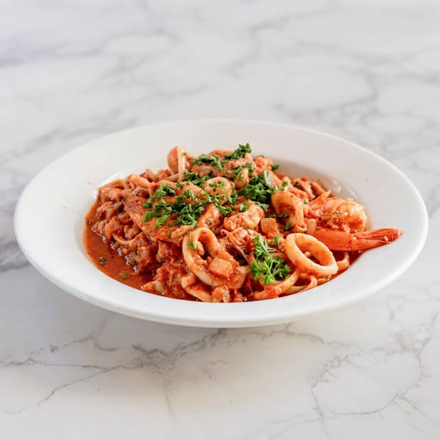 Kelly's Seafood Pasta.